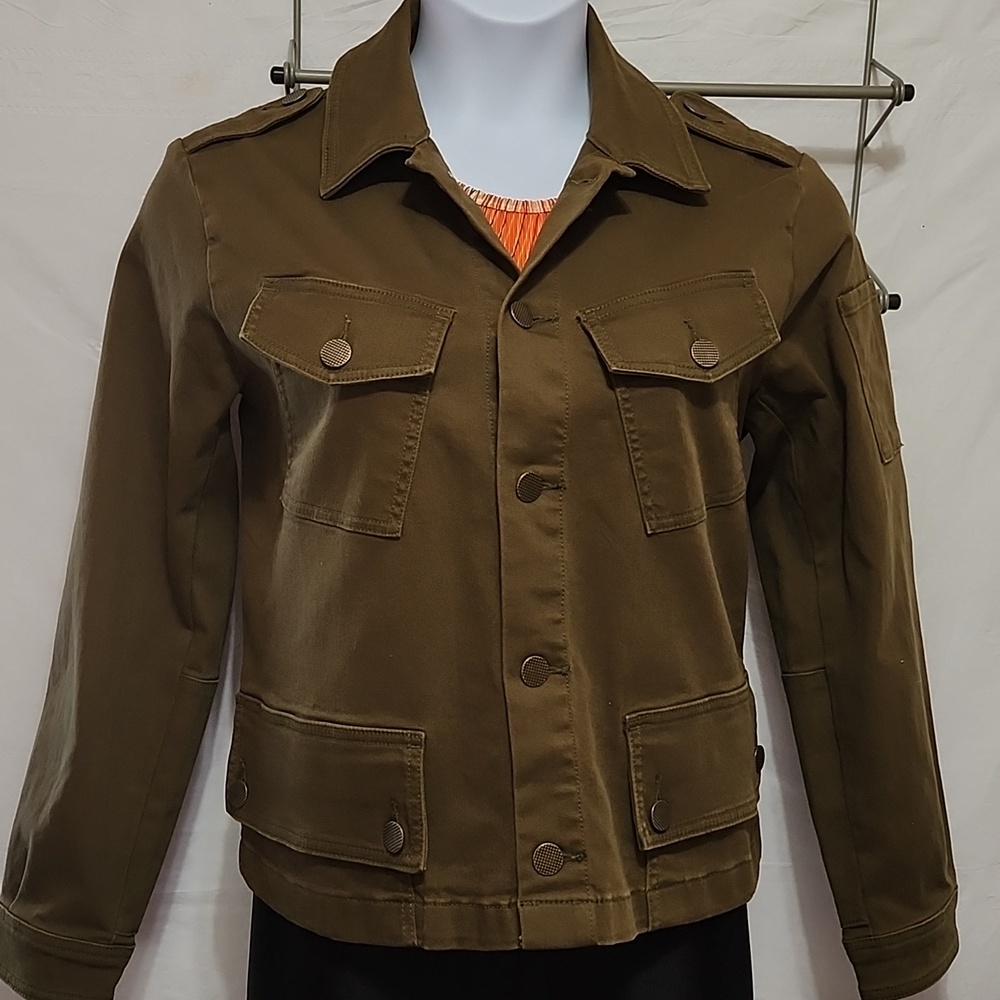 Cabi NWOT Women's Olive Green Military Style Jacket SzM